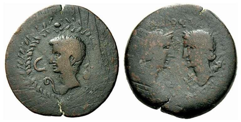 Oea RPC 826 Augustus, AE31 of Oea, Syrtica