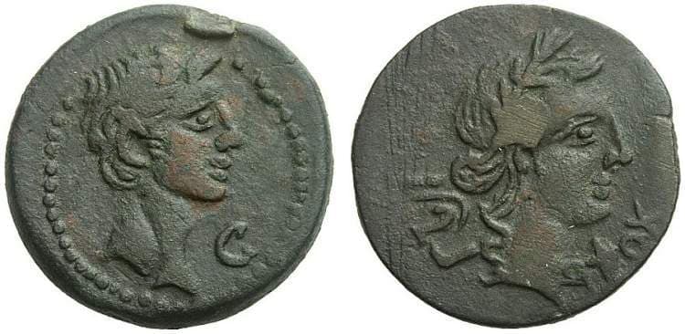 Oea RPC 829 Augustus, AE31 0f Oea, Syrtica, 27 BC-AD14