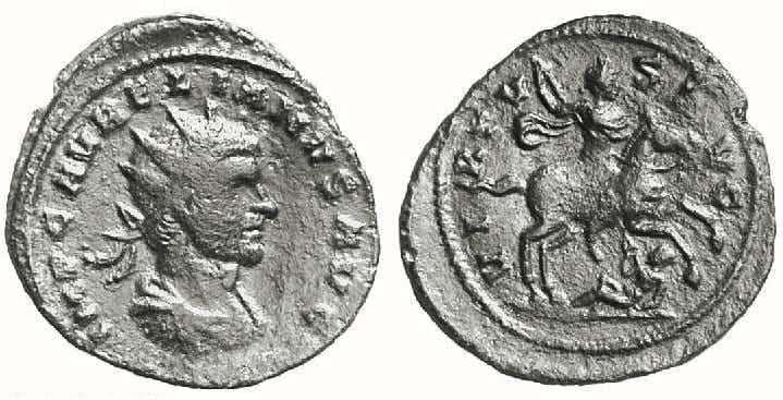 Goebl 166A Aurelian AE antoninianus
