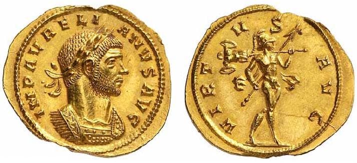 RIC 1 Aurelian AV Aureus