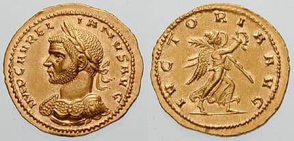RIC 14v Aurelian AV Aureus