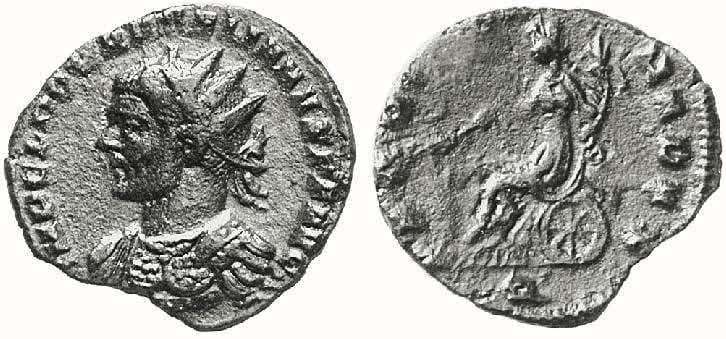 RIC 31, Q var Aurelian, AE antoninianus