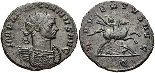 RIC 42 Aurelian, AE Antoninianus, Rome