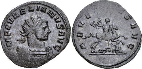 RIC 42 var Aurelian, AE Antoninianus, Rome