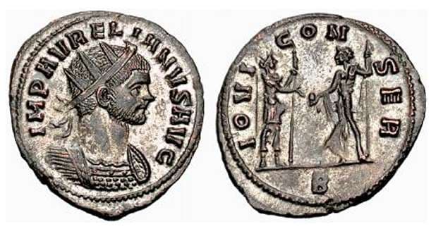 RIC 48, B Aurelian AE Antoninianus
