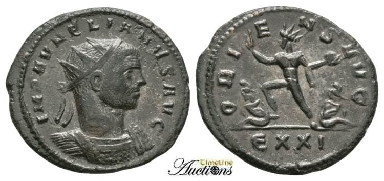 RIC 62, EXXI Aurelian AE Antoninianus