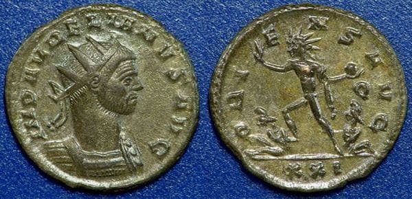 RIC 62, XXI Aurelian AE Antoninianus