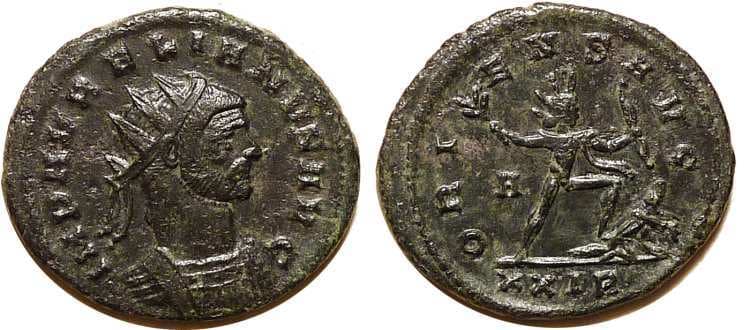 RIC 64, A Aurelian, AE Antoninianus, AD 270-275