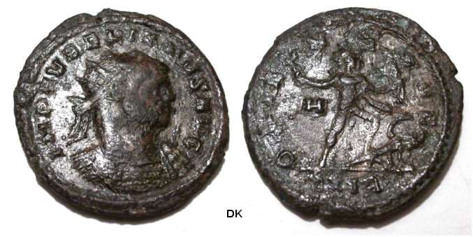 RIC 64, H Aurelian, AE Antoninianus, AD 270-275