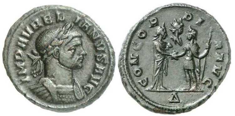 RIC 80, Δ Aurelian AE As