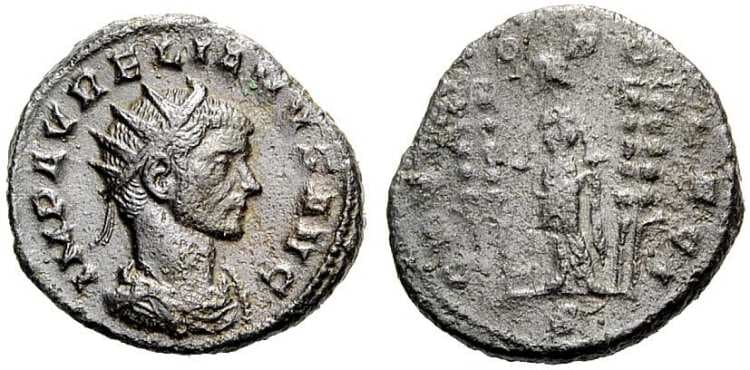 RIC 103, S Aurelian, AE antoninianus