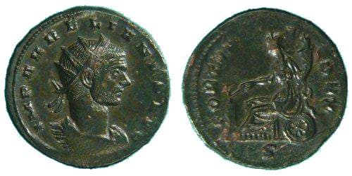 RIC 128, S Sear'88 #3259 Aurelian AE Antoninianus