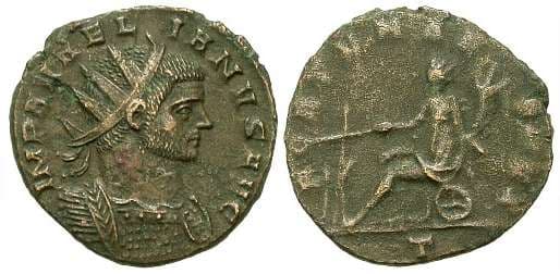 RIC 128, T Aurelian AE Antoninianus