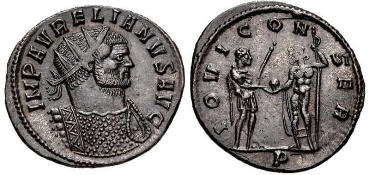 RIC 129, P Aurelian, Antoninianus