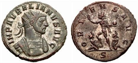 RIC 137 Aurelian, AE Antoninianus, Milan mint