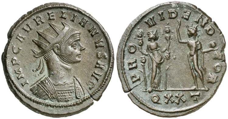 RIC 152, Q Aurelian AE Antoninianus