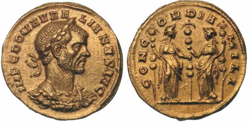 RIC 167 var Aurelian, AV aureus