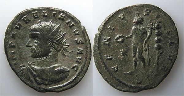 RIC 223 var (2) Aurelian, AE antoninianus, Siscia mint
