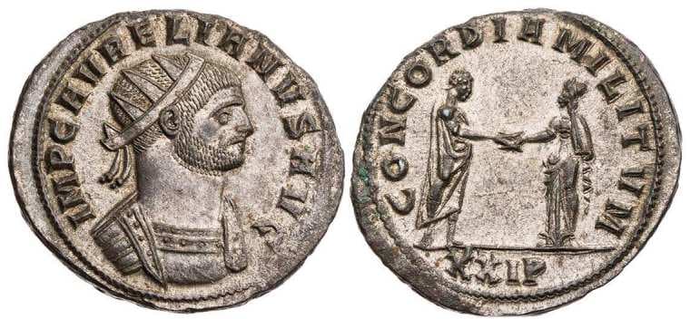 RIC 244 XXIP Aurelian AE Antoninianus