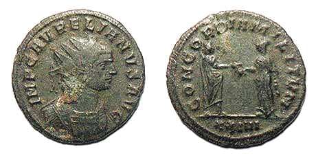 RIC 244, XXIVI Aurelian AE Antoninianus