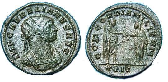RIC 244, XXIT Aurelian AE Antoninianus