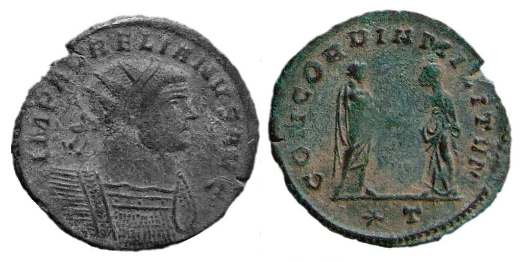 RIC 245 Aurelian, AE antoninianus, Siscia