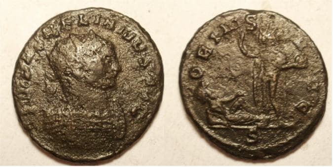 RIC 249 Aurelian, AE antoninianus, Siscia