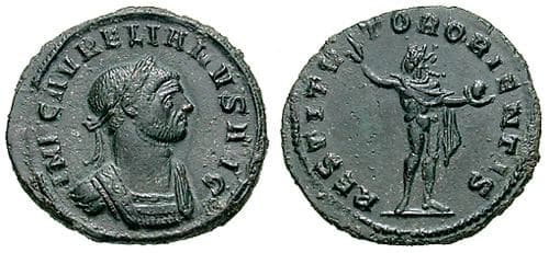 RIC 257ADD Aurelian AE Denarius