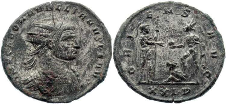 RIC 283 var (2) Aurelian, AE antoninianus