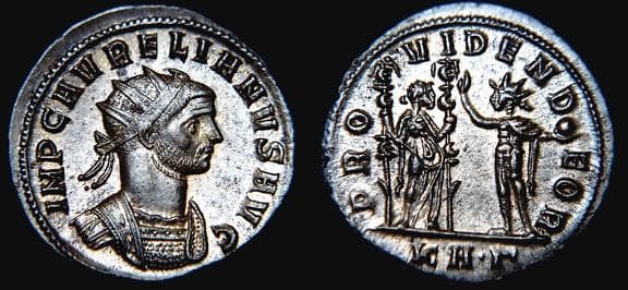 RIC 284, Γ Aurelian plated AE Antoninianus, Serdica