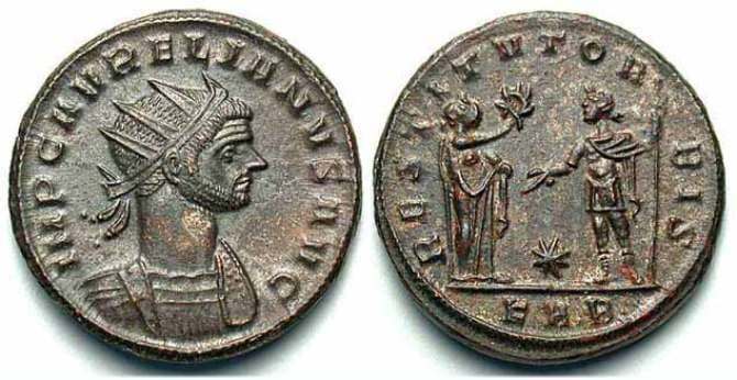 RIC 288, B Aurelian AE Antoninianus