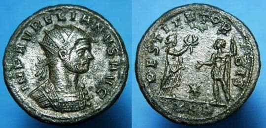 RIC 289, B Aurelian AE Antoninianus