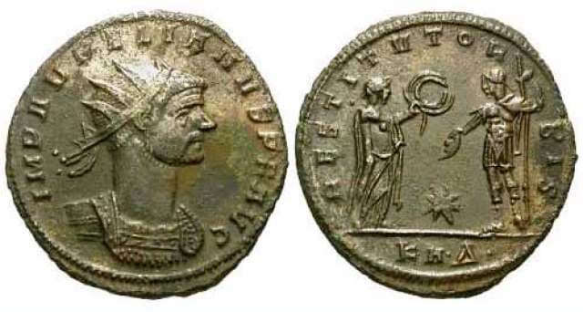 RIC 297, Δ Aurelian AE Antoninianus