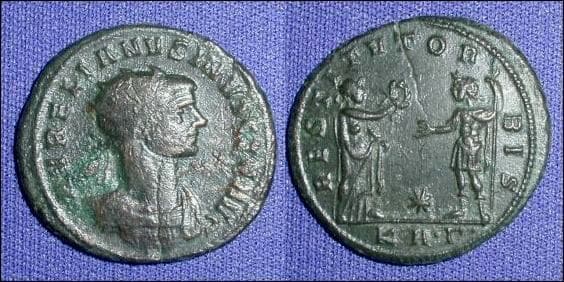 _RIC 301 var (3) Aurelian AE Antoninianus