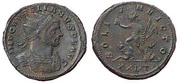 RIC 308, T var Aurelian AE Antoninianus