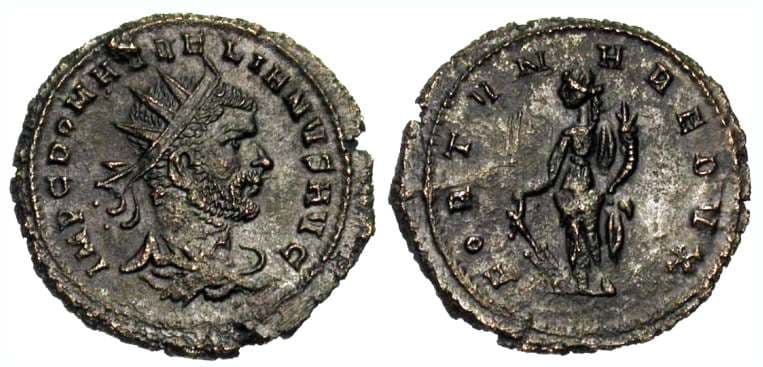 RIC 331 Aurelian, AE antoninianus, Cyzicus