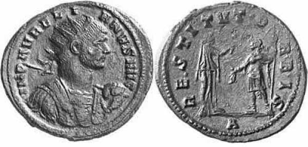 RIC 348, A var Aurelian, AE antoninianus
