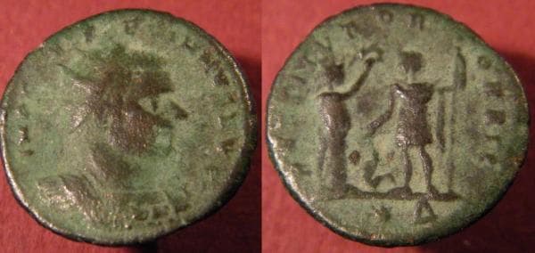 RIC 349 var, Δ Aurelian AE Antoninianus, 20 mm 3