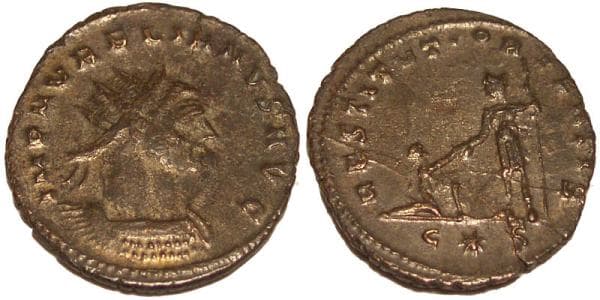 RIC 351, S Aurelian AE Antoninianus