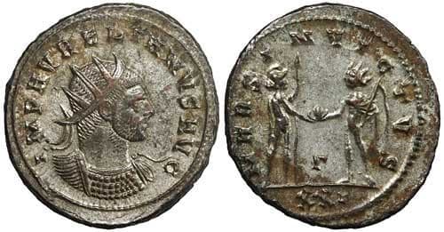 RIC 357, Γ Aurelian Billon antoninianus, AD 270-275