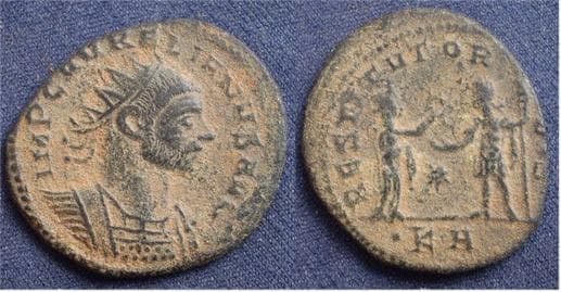 RIC 389v Aurelian, AE antoninianus, Tripolis mint