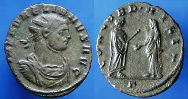 RIC 391 (2) Aurelian AE Antoninianus