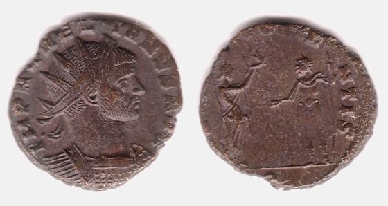 RIC 401v Aurelian, AE Antoninianus, unattributed Balkan mint or Byzantium