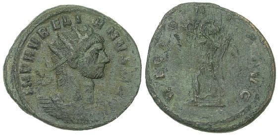 RIC 406 Aurelian, Tripolis or unattributed mint, AE Antoninianus