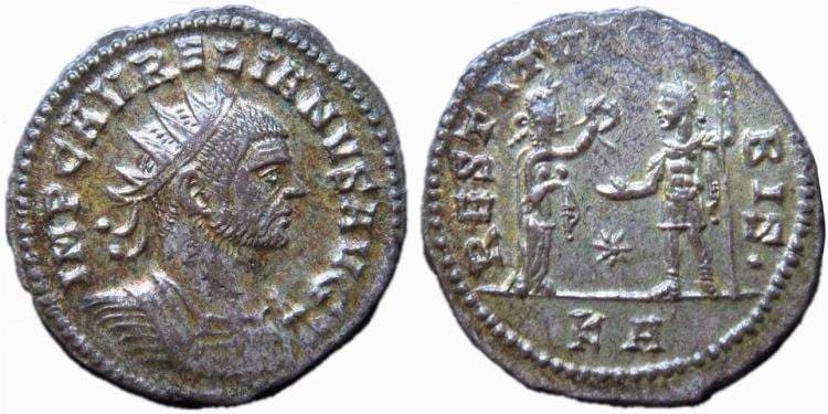 Tripolis Syria Hoard 35 Aurelian, antoninianus, Tripolis