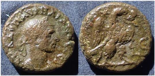 Alexandria Milne 4424 Aurelian, Alexandria, Potin Tetradrachm