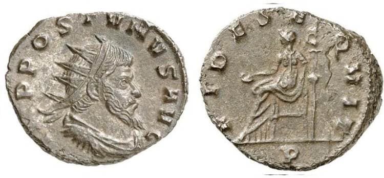 Elmer 612 Aureolus, billon antoninianus, AD 267-268, 3