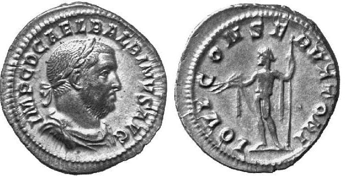 RIC 2 Sear5 8487 Balbinus Denarius