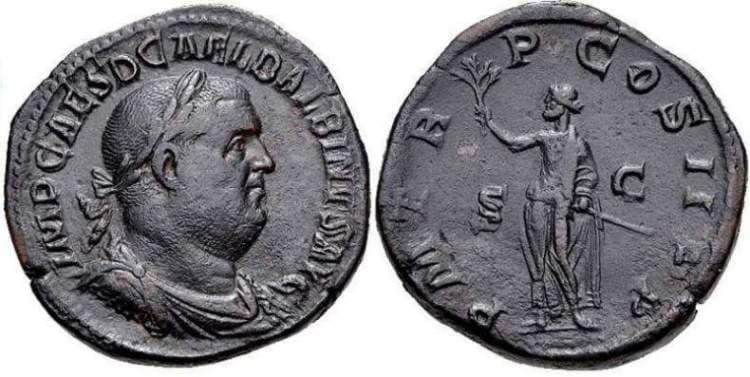 RIC 16 Sear5 8498 Balbinus AE Sestertius