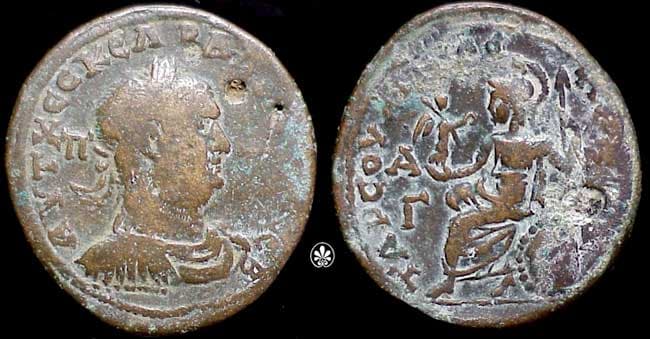 Tarsos SNG Fr 1628 Balbinus, AE 36 of Tarsos, Cilicia